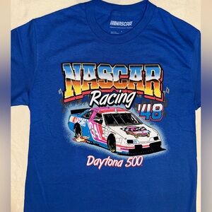 NASCAR Racing Daytona 500 Race #48 Blue Tshirt Tee Men’s Small - New, No Tags